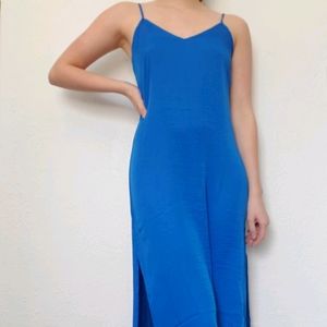 Aerie blue summer slip dress